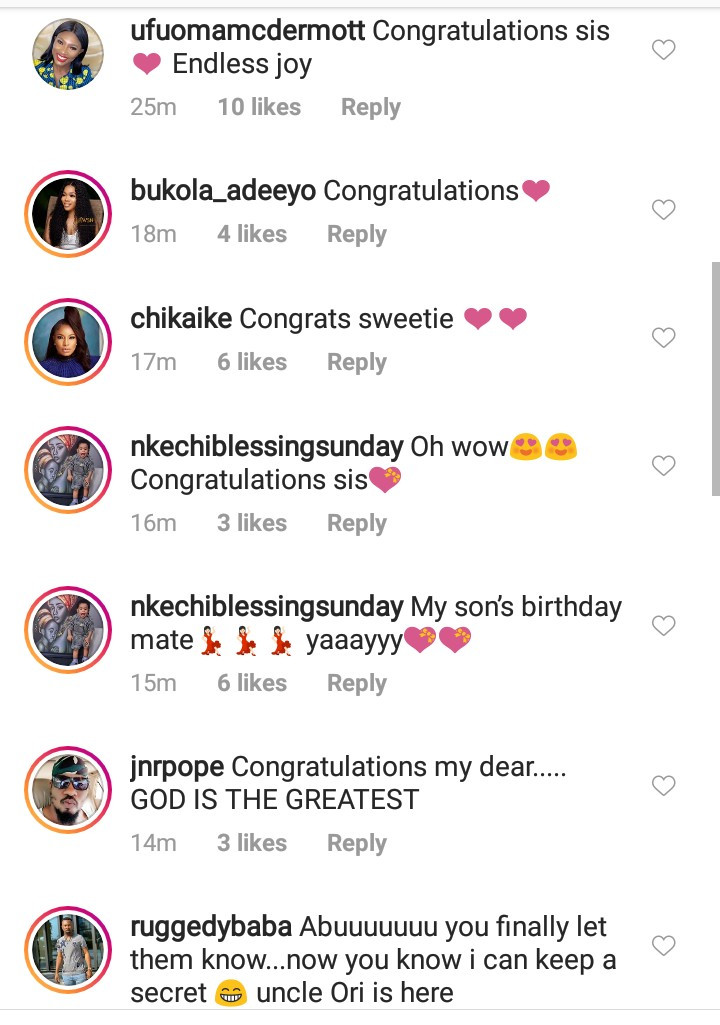 Actress Halima Abubakar welcomes baby boy