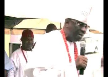 Watch Oba Of Lagos Threatening Igbos Vote Ambode Or DIE