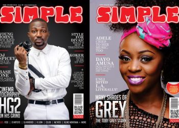 Toby Grey Covers Simple Magazine