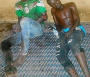 Robbery Suspects Knocked Down By Trailer During Police Pursuit Along Lagos/Ibadan Expressway (Photos)