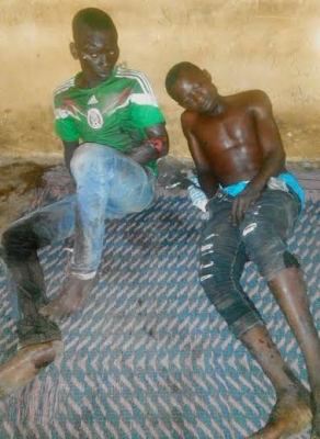 Robbery Suspects Knocked Down By Trailer During Police Pursuit Along Lagos/Ibadan Expressway (Photos)