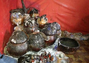 Photo:- Edo Man Squatting At A House In Europe, Evicted After Being Caught With A Wardrobe Full Of Charms