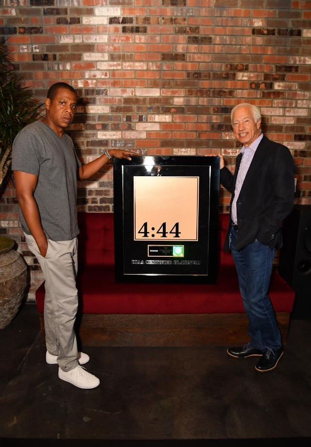 JayZ’s “4:44” Album Is Certified Platinum By RIAA