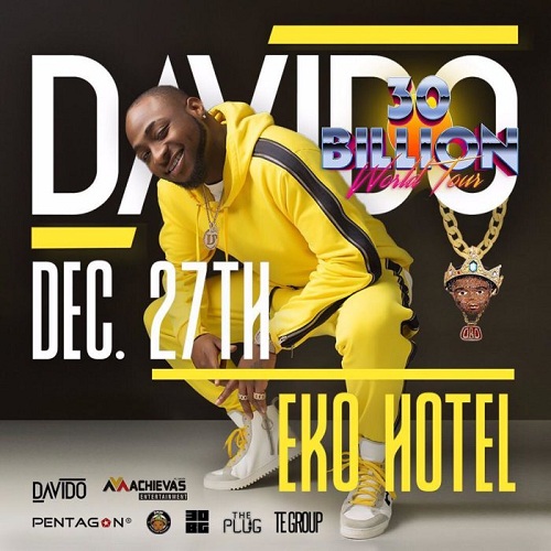 Davido Sets to Shutdown Lagos As He Concludes His 30 Billion World Tour
