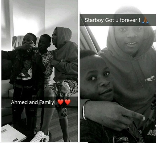 Wizkid Shows Off His StarBoy Records New Young Talent, Ahmed
