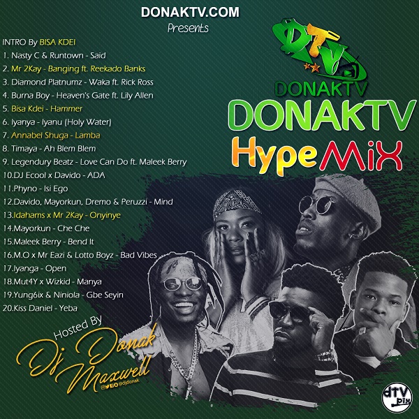 MIXTAPE: DJ Donak – DonakTv Hype Mix