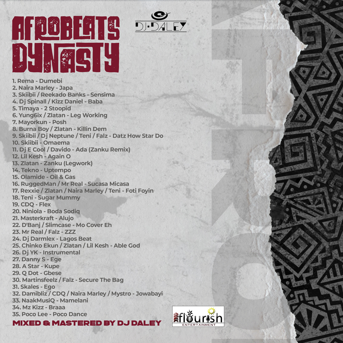 Download Dj Daley – Afrobeats Dynasty Mixtape @djdaley