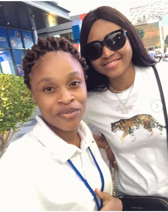 Cameroonian Ladies Scream In Excitement As Regina Daniels Gives Them $100 Each (Video)