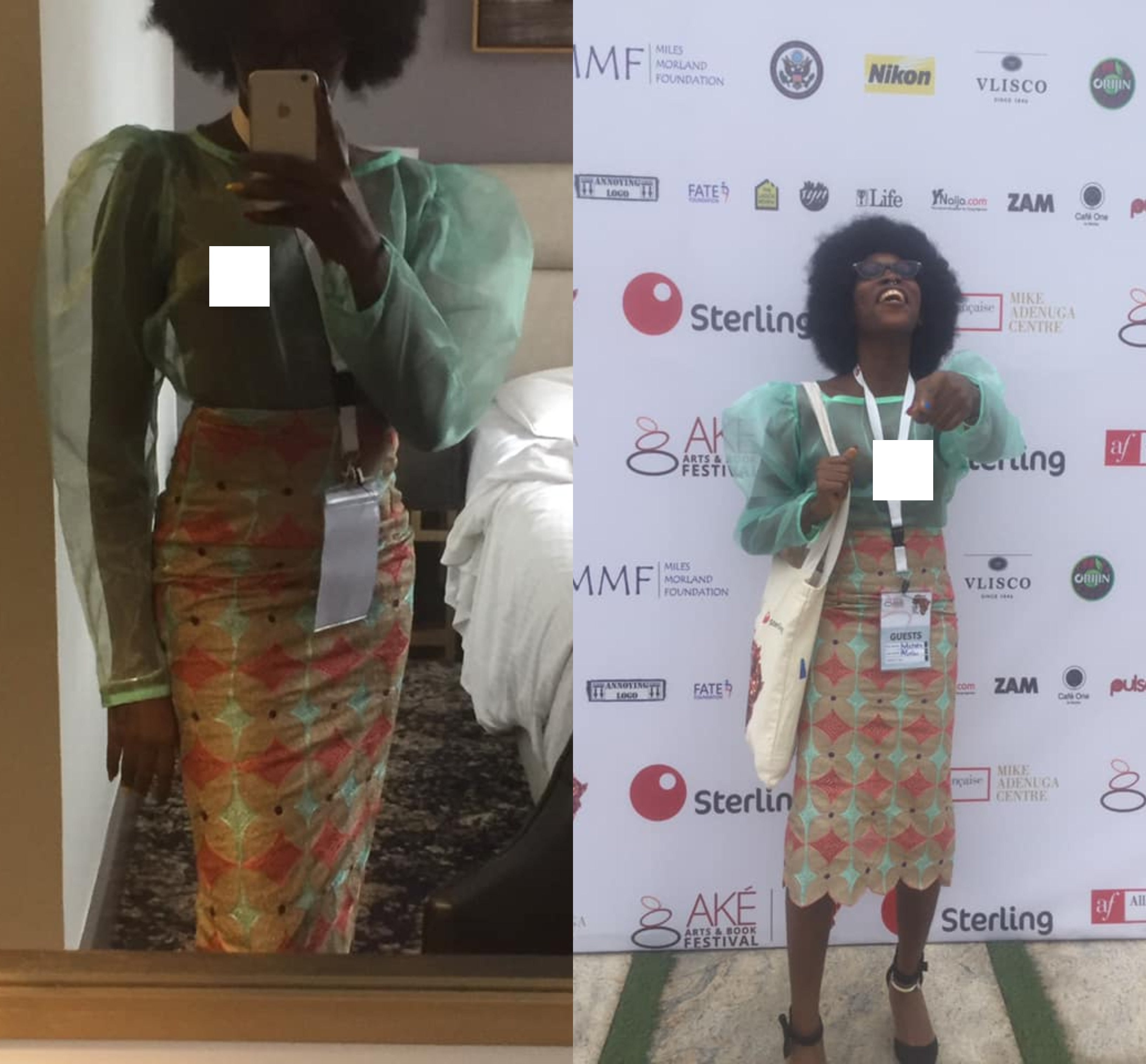 Nigerian Model, Adetutu Attends Event Flaunting Her Body