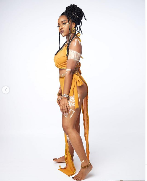 Singer Maj Flaunts Her Curvy Body In Halloween Costume