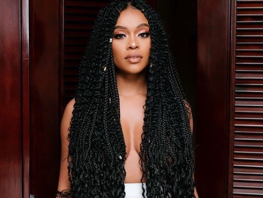 Lit! Nomzamo Mbatha serves new look upon arrival in SA – Photos