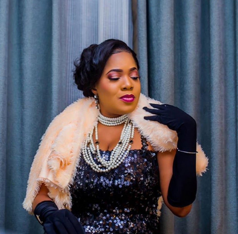 Nollywood Actress Toyin Abraham Strikes Cute Pose With Husband