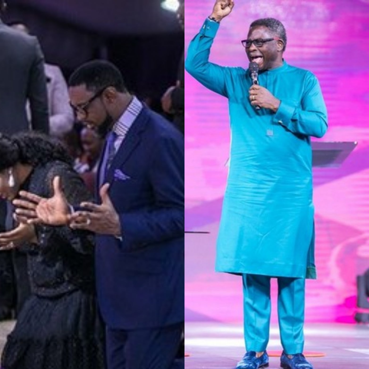 Matthew Ashimolowo Worships At COZA; Says Fatoyinbo Is In Covenant With God