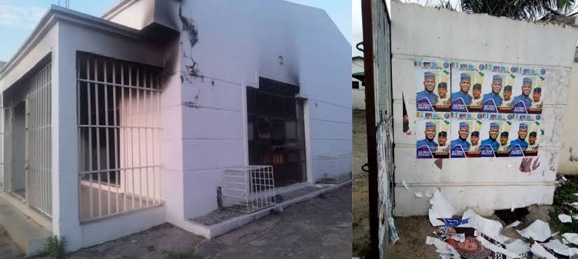 Ahead Of Election, Hoodlums Burn Down SDP Secretariat In Kogi