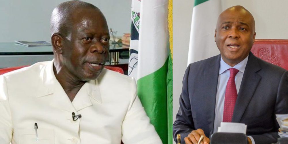 Saraki, 16 Lawmakers Who Dumped APC Have Been Punished: Oshiomole