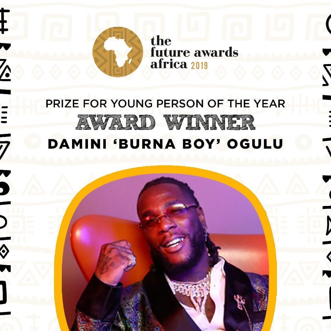 Burna Boy Wins Big At Future Awards (Full List Here)
