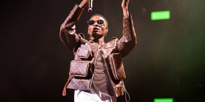 Wizkid Cautions Male Fan Romancing Him On Stage (Video)