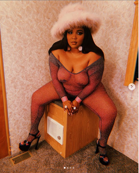 Grammy-Nominated Singer, Lizzo Poses Seductively In Raunchy New Photos