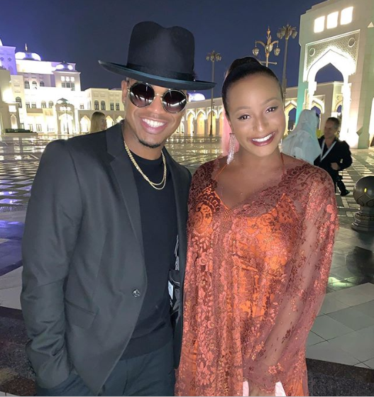 DJ Cuppy Spotted With American Singer, Neyo