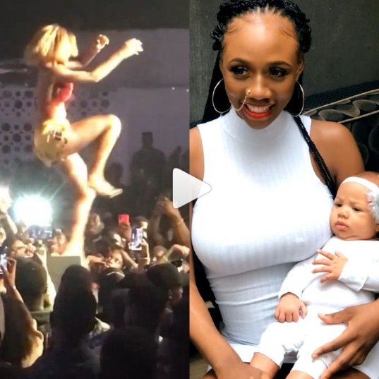 Korra Obidi’s Wig Falls Off On stage While She Was Attempting To do ‘Gbese’ (Video)