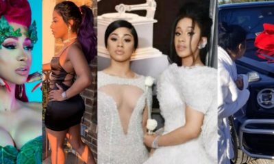 Cardi B Presents G-Wagon As Birthday Gift to He Sister, Hennessy