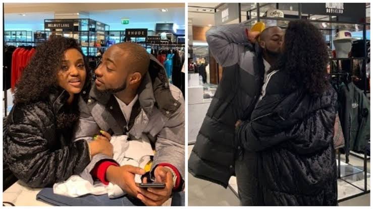 Drunk Davido, Chioma Share A Passionate Kiss In Barbados (Photos)
