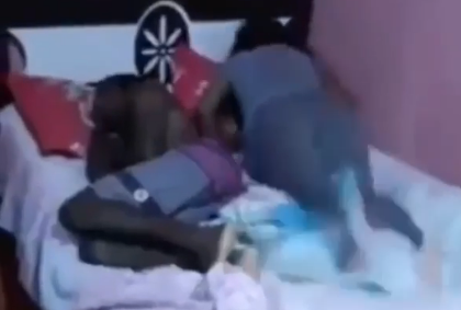 Man Takes To His Heel After Lady He Took Home On A One Night Stand Started Acting Weird(Video)