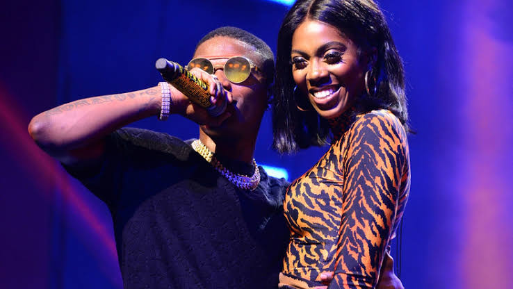 Tiwa Savage Reacts As Wizkid Reveals His Number Of Girlfriends (Video)