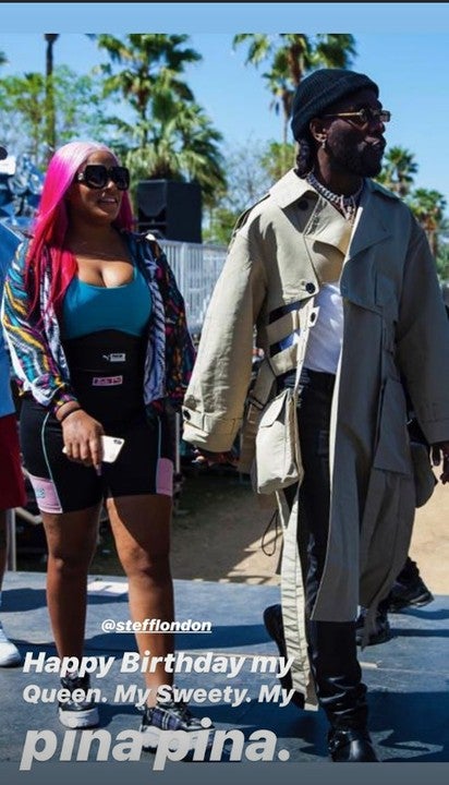 Check Out How Burna Boy, Stefflon Don Ushered In The New Year(Video)