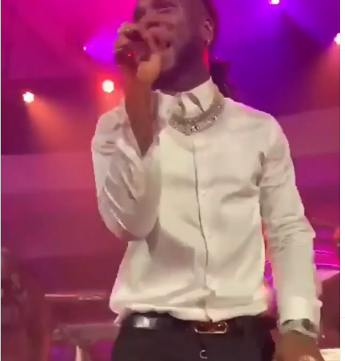 Burna Boy Performs At Grammys’ Reception Ahead Of The Ceremony