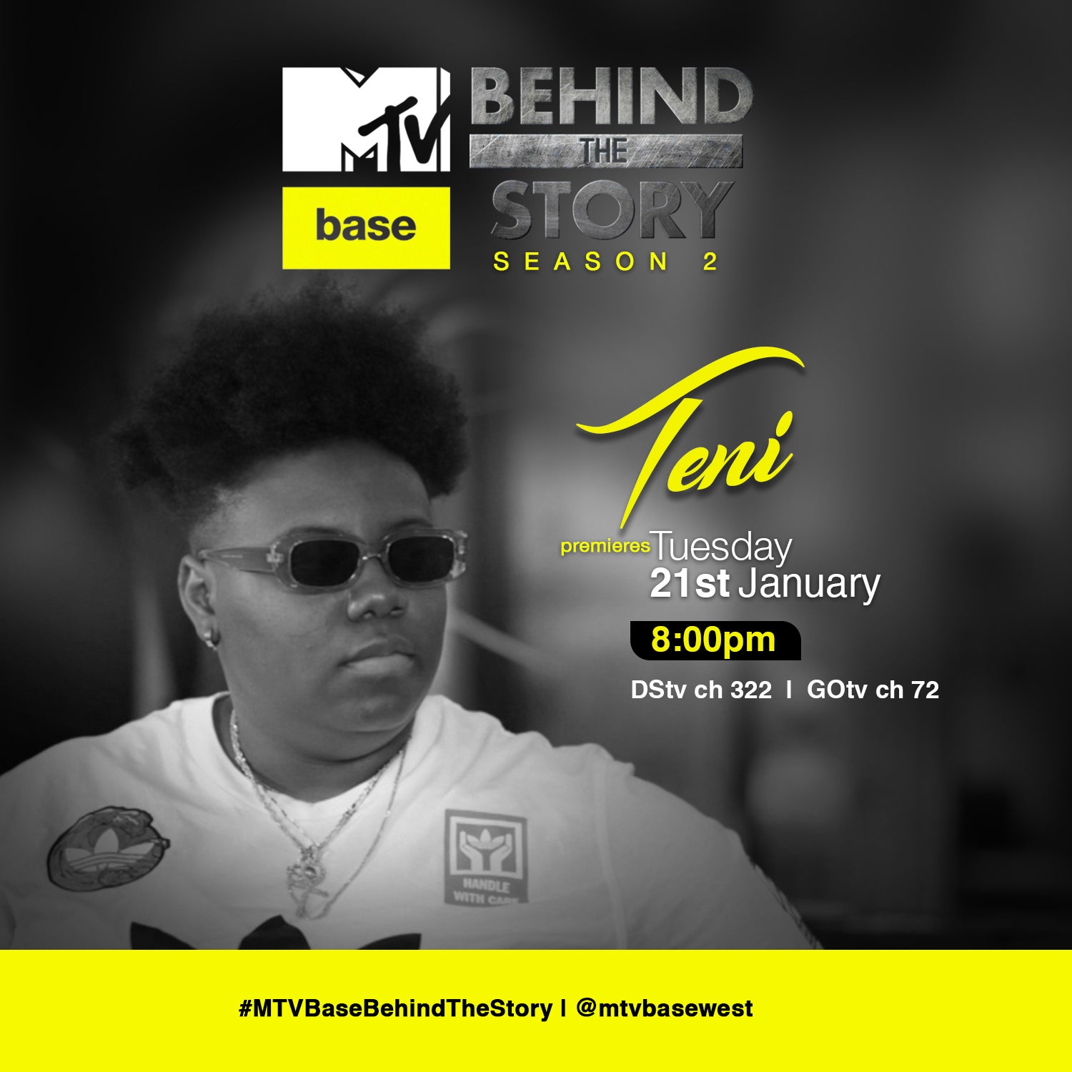 2Baba, Teni, Mercy To Feature In MTV Base ‘Behind The Story’ Season 2