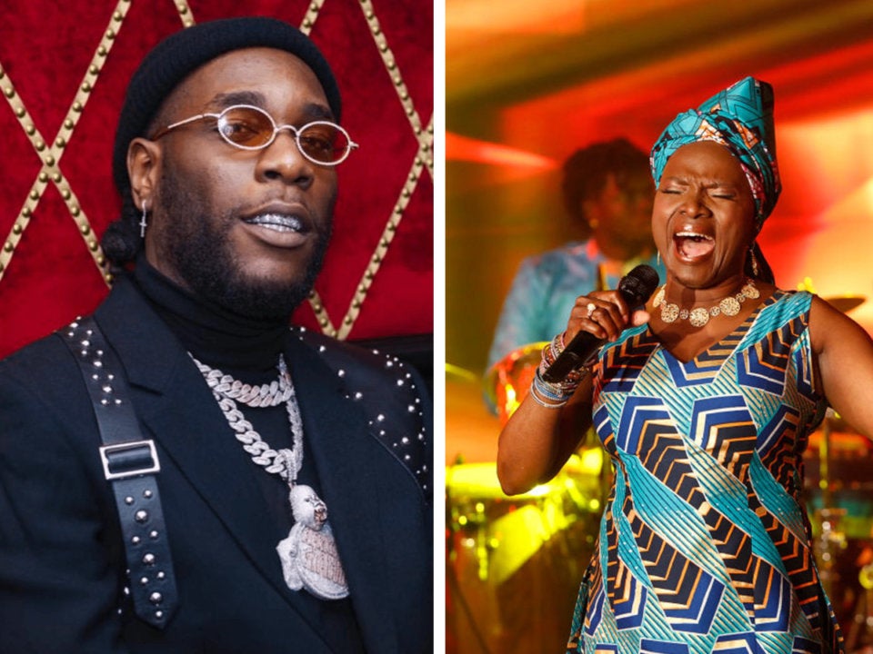 Angelique Kidjo Meets With Burna Boy And Mom (Photo)