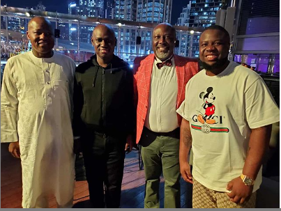 Dogara, Hushpuppi, Timi Frank, And Others Attend Dino Melaye’s Birthday Bash In Dubai(Photos)