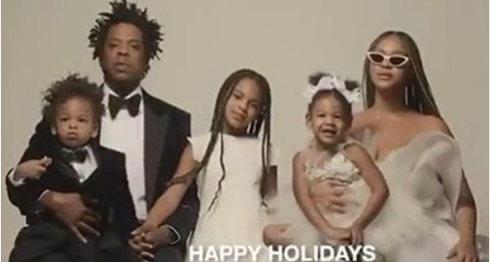 Beyonce, Jay-Z And Kids Pictured Together In New Year Family Photo