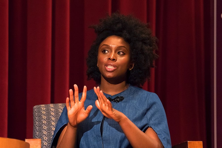 Chimamanda Adiche Celebrates New Year With Her Parents (Video)