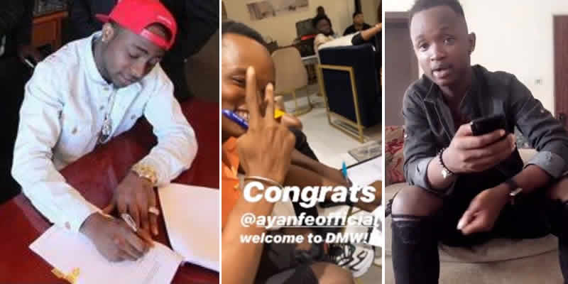 Davido Signs New Artiste, Ayanfe To DMW Records