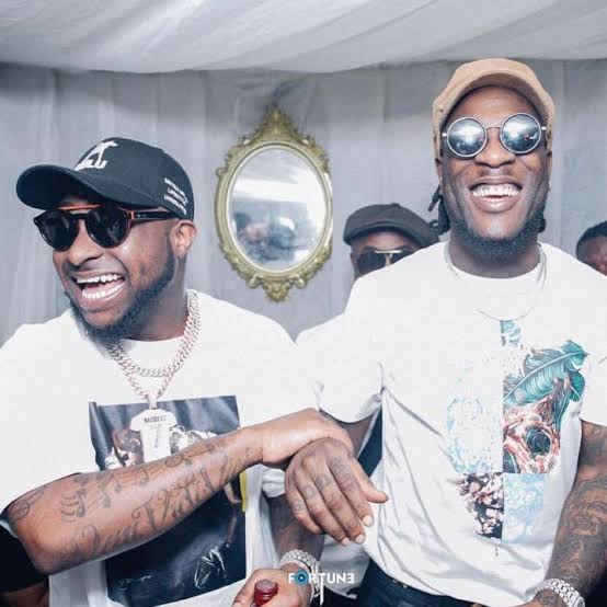 Davido Prays For Burna Boy Ahead Of The Grammy Show (Photo)