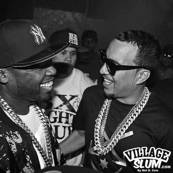 French Montana Shares A Photo Of 50 Cent, Eminem Kissing