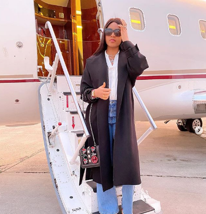 Regina Daniels Shares Adorable Photo As She Jets Out Of Paris