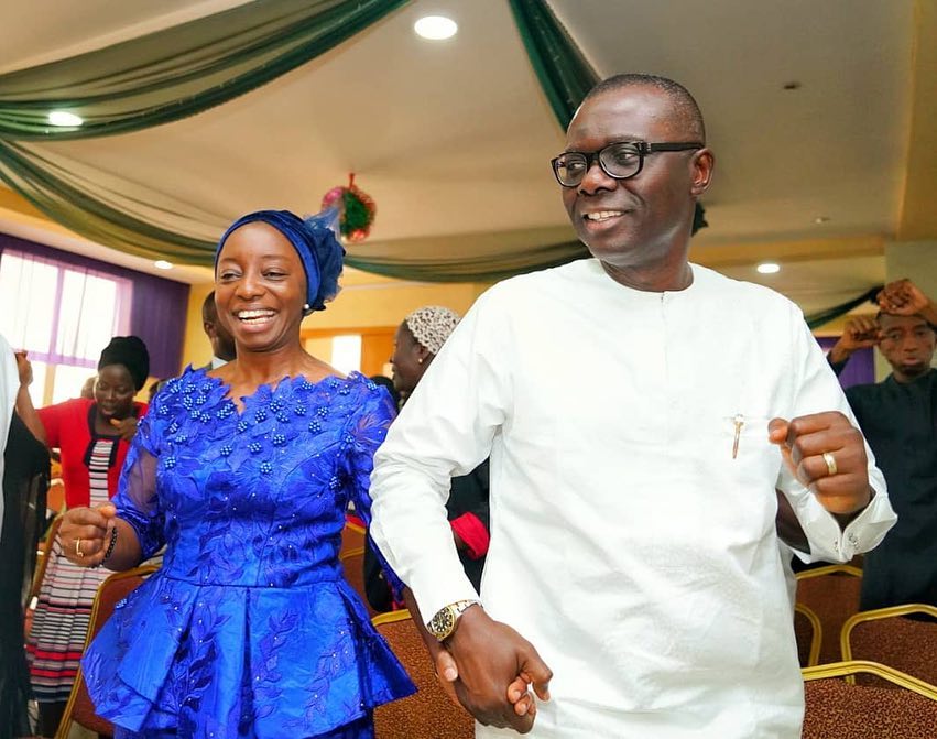 Sanwo-Olu Celebrates Wife, Ibijoke On Birthday