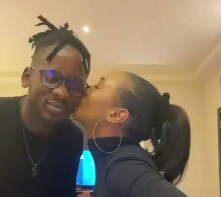 Temi Otedola Shares Adorable Video Of Mr Eazi Feeding Her
