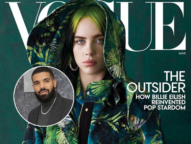 Alternative Singer, Billie Eilish Defends Drake For Texting Her As A Minor