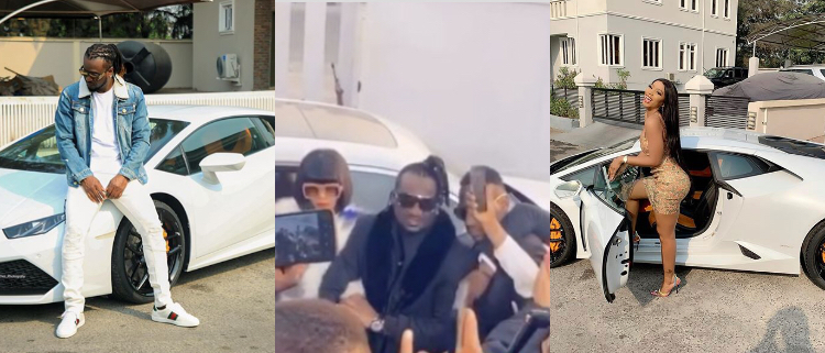 Fans Go Crazy As Mercy Eke, Paul Okoye Step Out From Roll Royce
