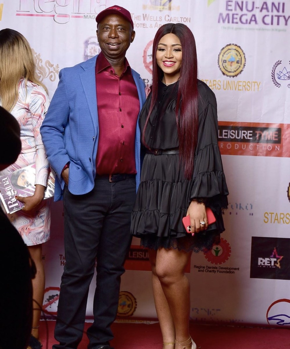 Nigerian Celebrities Storm Regina Daniels’ Magazine Launch In Abuja
