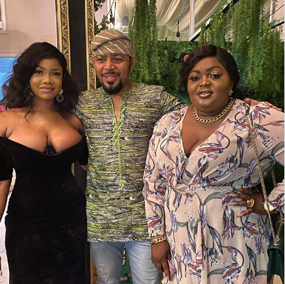 Tacha Hangs Out With Eniola Badmus, Ramsey Noah (Photo)