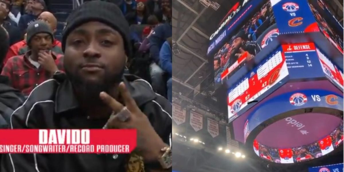 Americans Deny Knowing Davido After He Was Recognized During An NBA Game (Photo)