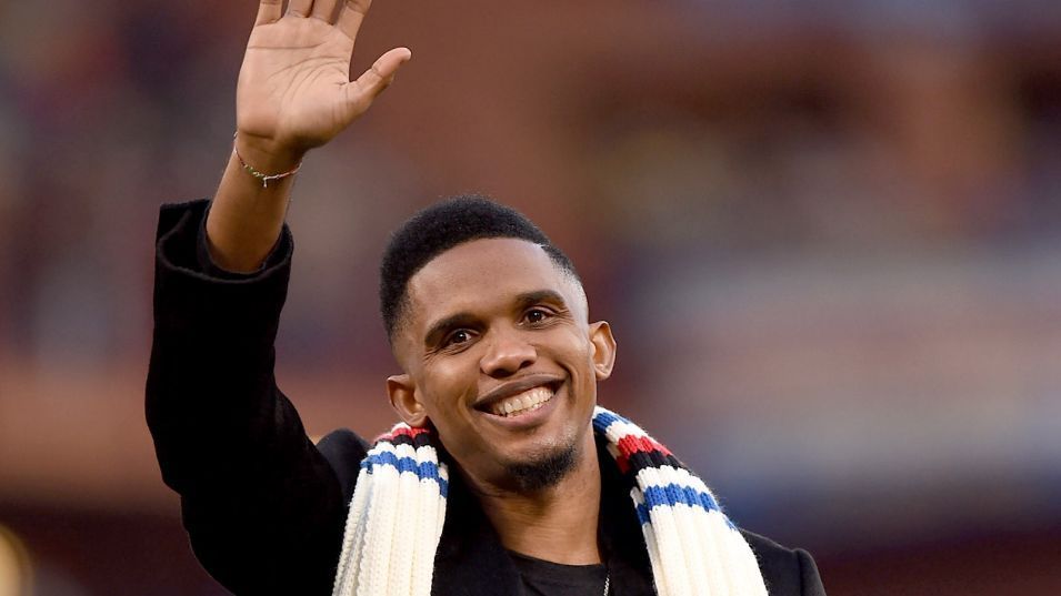 Falz, Samuel Eto’o Hang Out Together (Photo)