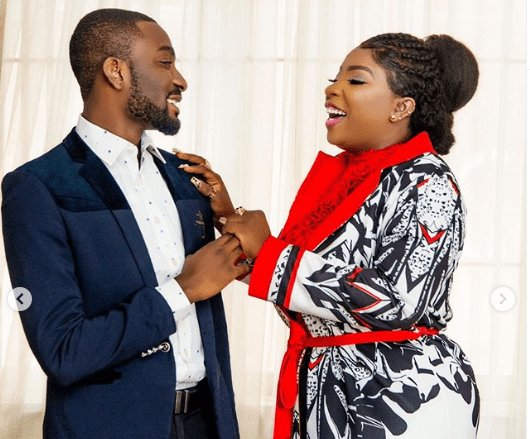 Newly Wedded Anita Joseph Prays For Her Husband (Photo)