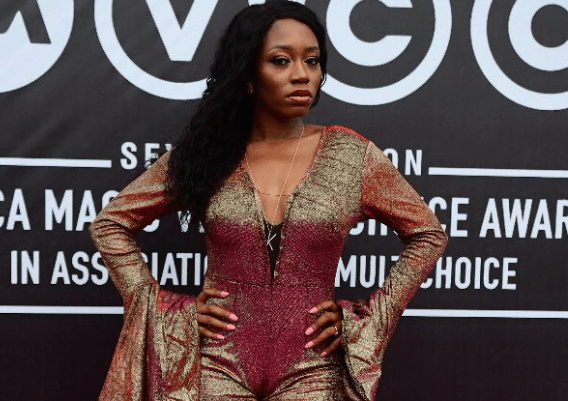 Fans Blast Khafi Over Her Outfit To AMVCA Cocktail Party