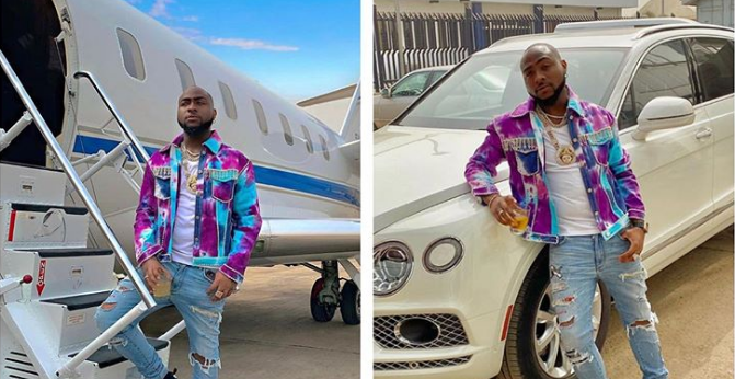 Davido Says He Needs New Car, Plane